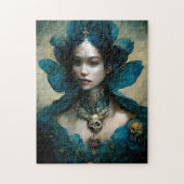 Blue Fairy Fantasy Art Jigzaag Puzzle Legpuzzel (Verticaal)