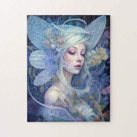 Blue Fairy Fantasy Art Legpuzzel (Verticaal)