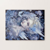 Blue Fairy Fantasy Art Legpuzzel (Horizontaal)