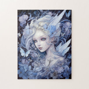 Blue Fairy Fantasy Art Legpuzzel