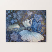Blue Fairy Fantasy Art Legpuzzel (Horizontaal)