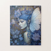 Blue Fairy Fantasy Art Legpuzzel (Verticaal)