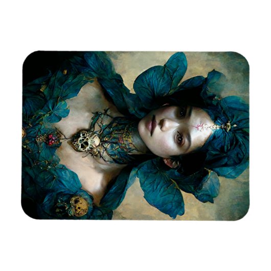 Blue Fairy Fantasy Art Magnet Magneet (Horizontaal)