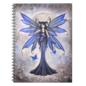 Blue Fairy Fantasy Art Notitieboek (Voorkant)