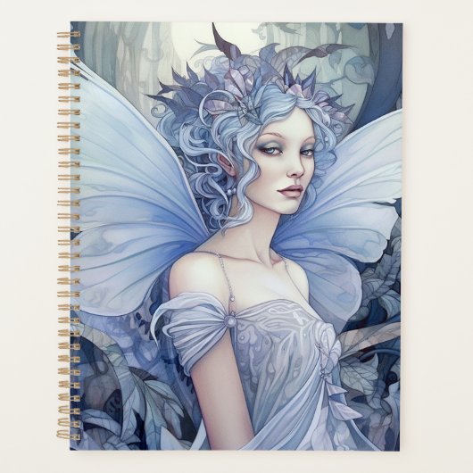 Blue Fairy Fantasy Art Planner (Voorkant)