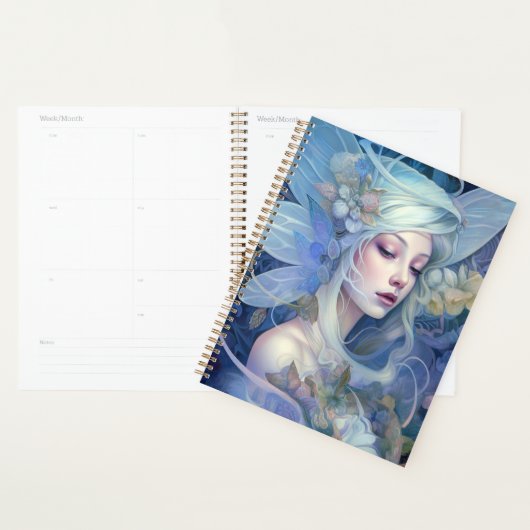 Blue Fairy Fantasy Art Planner (Display)