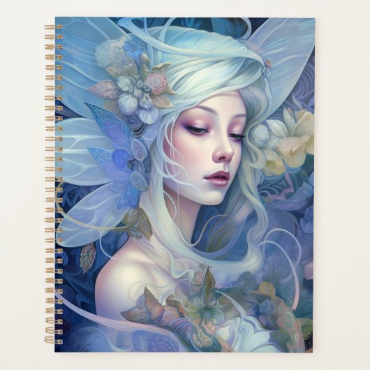 Blue Fairy Fantasy Art Planner (Voorkant)