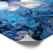 Blue Fairy Fantasy Art Poster (Hoek)