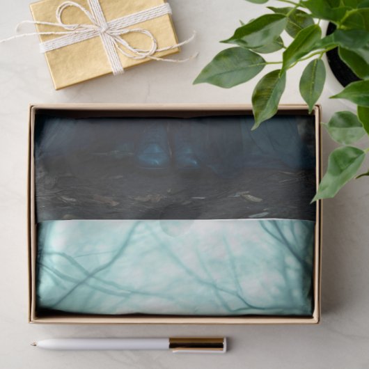 Blue Fairy Forest Decoupage Paper Tissuepapier (Geschenk)