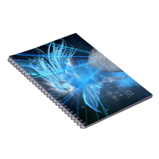 Blue Fairy in de Vortex-laptop - pas hem aan! Notitieboek (Rechterzijde)
