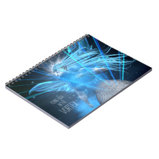 Blue Fairy in de Vortex-laptop - pas hem aan! Notitieboek