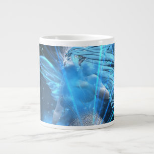 Blue Fairy in the Vortex Jumbo Mok 20oz - bewerkba