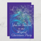 BLUE FAIRY LIGHTS KAART (Voorkant / Achterkant)