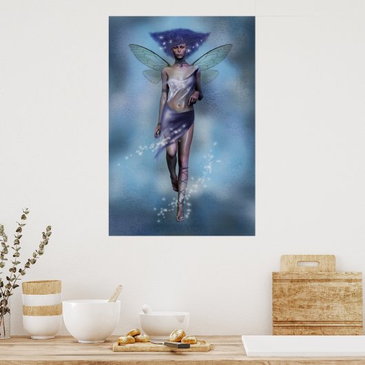 Blue Fairy Poster (Keuken)