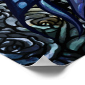 Blue Fairy Rozen Blue Roos Fae Poster (Hoek)