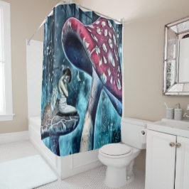 Blue Fairy Shower-gordijn Douchegordijn