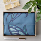 Blue Fairy Wings Faerie Garden Art Tissuepapier (Geschenk)