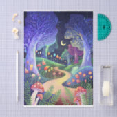 Blue Fairyland Woodland Fantasy, Tissuepapier (Craft)