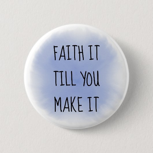 Blue Faith IT Button (Voorkant)