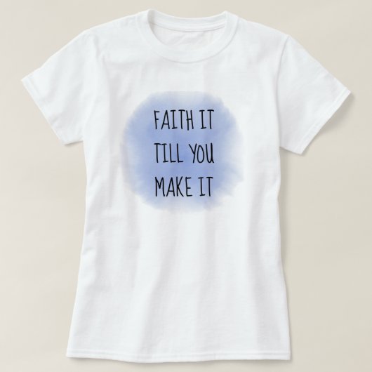 Blue Faith IT T-Shirt (Design voorkant)