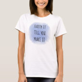 Blue Faith IT T-Shirt (Voorkant)