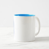 Blue Faith It Two-Tone Coffee Mok (Voorkant rechts)