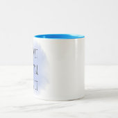 Blue Faith It Two-Tone Coffee Mok (Center)