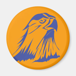 Blue Falcon Button Magneet