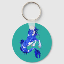 Blue Fantasy Clydesdale Seahorse