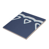 Blue Fantasy Forest Mural Woodland Border Scroll Tegeltje (Zijkant)