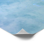  Blue Fantasy Horse Poster (Hoek)