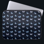Blue Fantasy sterrenstelsel vlinders Laptop Sleeve<br><div class="desc">Blue Fantasy sterrenstelsel vlinders</div>