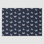 Blue Fantasy sterrenstelsel vlinders Tissuepapier (Voorkant)