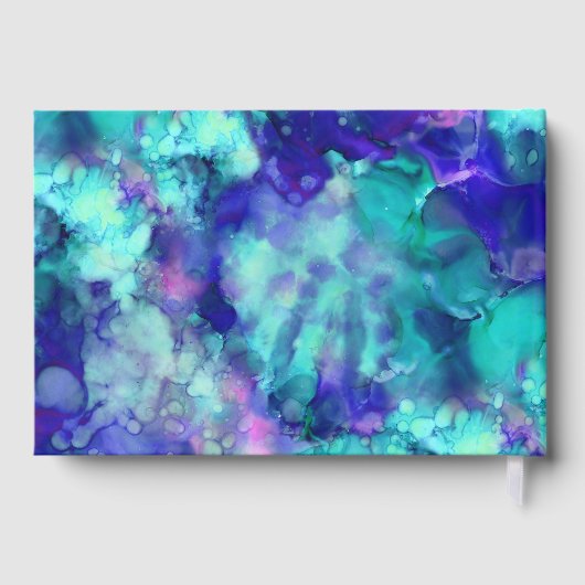 blue fantasy watercolors : gastenboek (Achterkant)