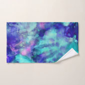 Blue Fantasy waterverven : Bad Handdoek (Handdoek)
