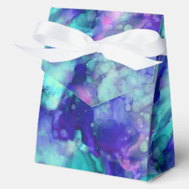 Blue Fantasy waterverven : Bedankdoosjes