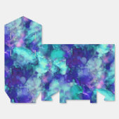 Blue Fantasy waterverven : Bedankdoosjes (Ongevouwen)