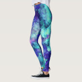 Blue Fantasy waterverven : Leggings (Links)