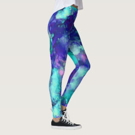 Blue Fantasy waterverven : Leggings