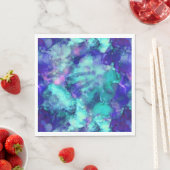 Blue Fantasy waterverven : Servet (Insitu)