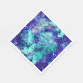 Blue Fantasy waterverven : Servet (Hoek)