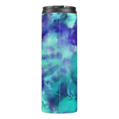 Blue Fantasy waterverven : Thermosbeker (Achterkant)