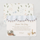 Blue Farmers Market Boerderij Boeken voor Baby Ins Informatiekaartje (Voorkant / Achterkant)