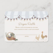 Blue Farmers Market Boerderij Luier Raffle Insert Informatiekaartje (Voorkant)