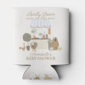 Blue Farmers Market Boerderij Verse Baby shower Fa Blikjeskoeler (Achterkant)