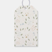 Blue Farmers Market lokaal groeien verjaardagsguns Cadeaulabel (Achterkant)