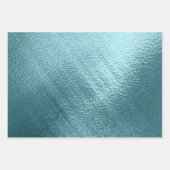 Blue Faux Foil Mix en Match 2 Inpakpapier Vel (Voorkant 3)