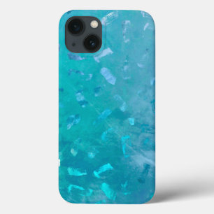 Blue Faux Glitter Texture Case-Mate iPhone Case