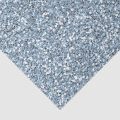 Blue Faux Glitter Tissuepapier (Detail)