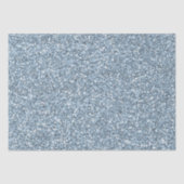 Blue Faux Glitter Tissuepapier (Voorkant)